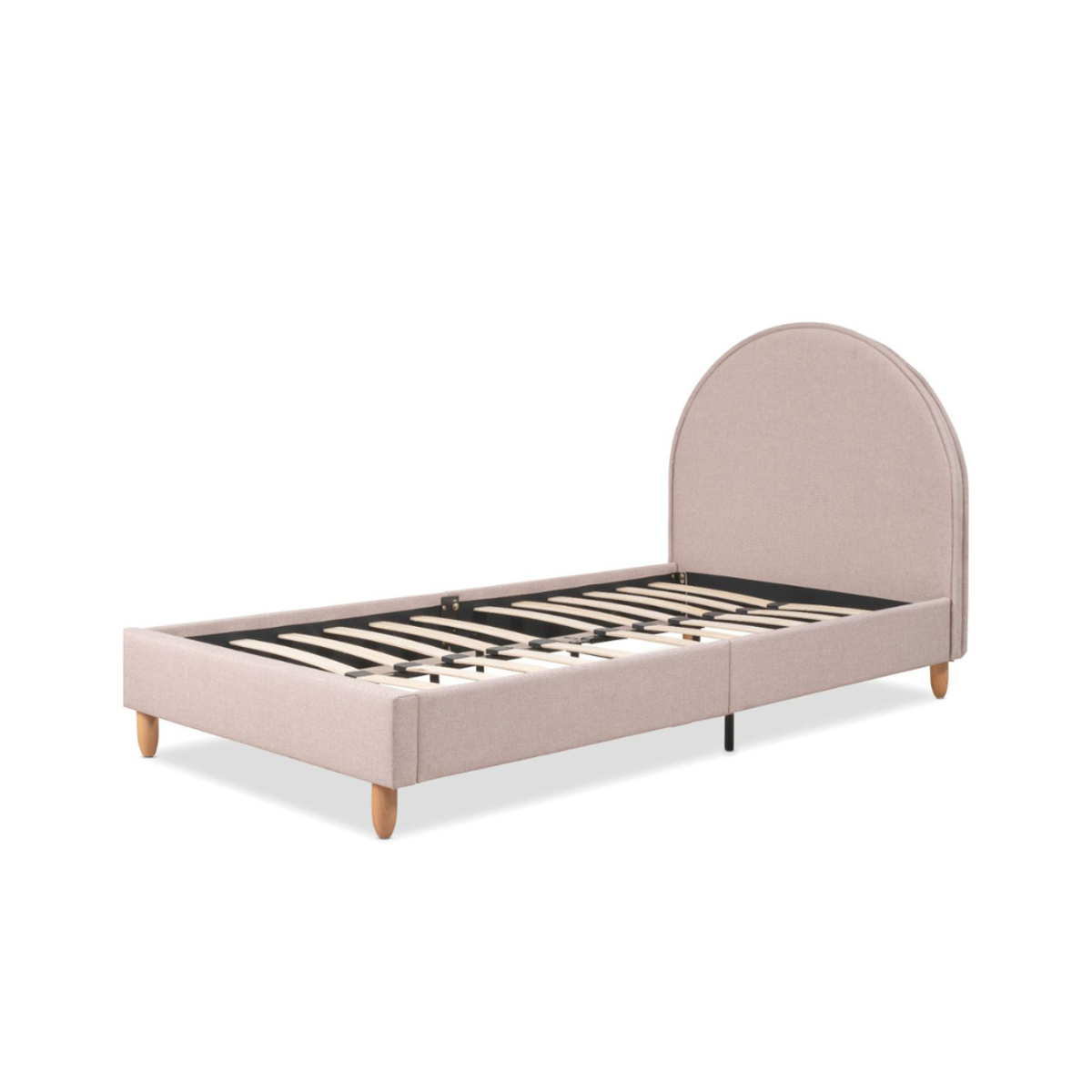 Imogen King Single Bed - Dusty Pink