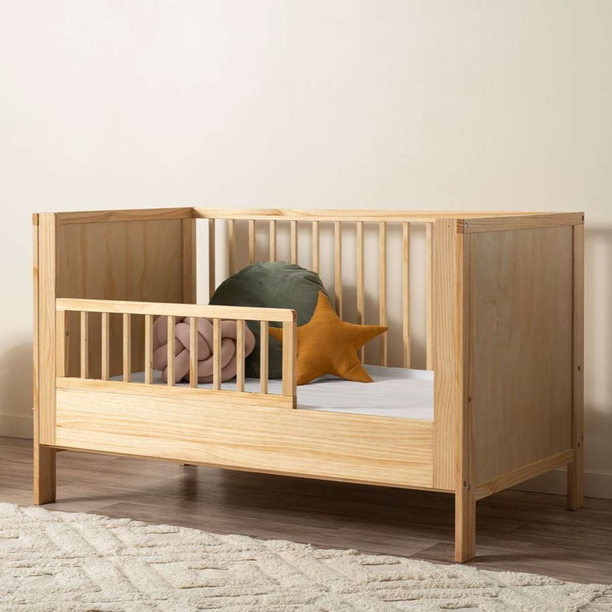 Aspiring Natural 3-in-1 Cot Conversion Bundle