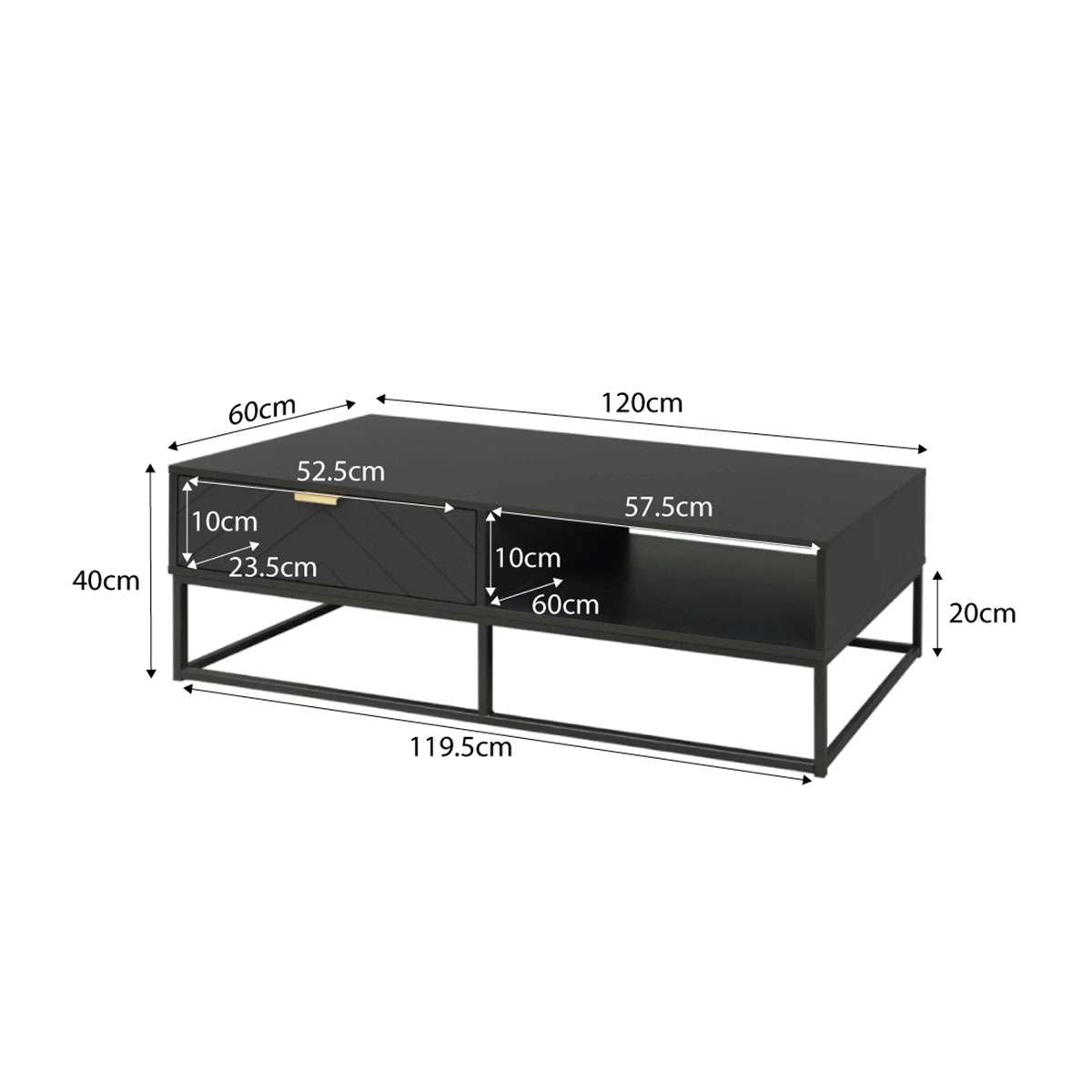 Inca Coffee Table - White - Mocka Australia