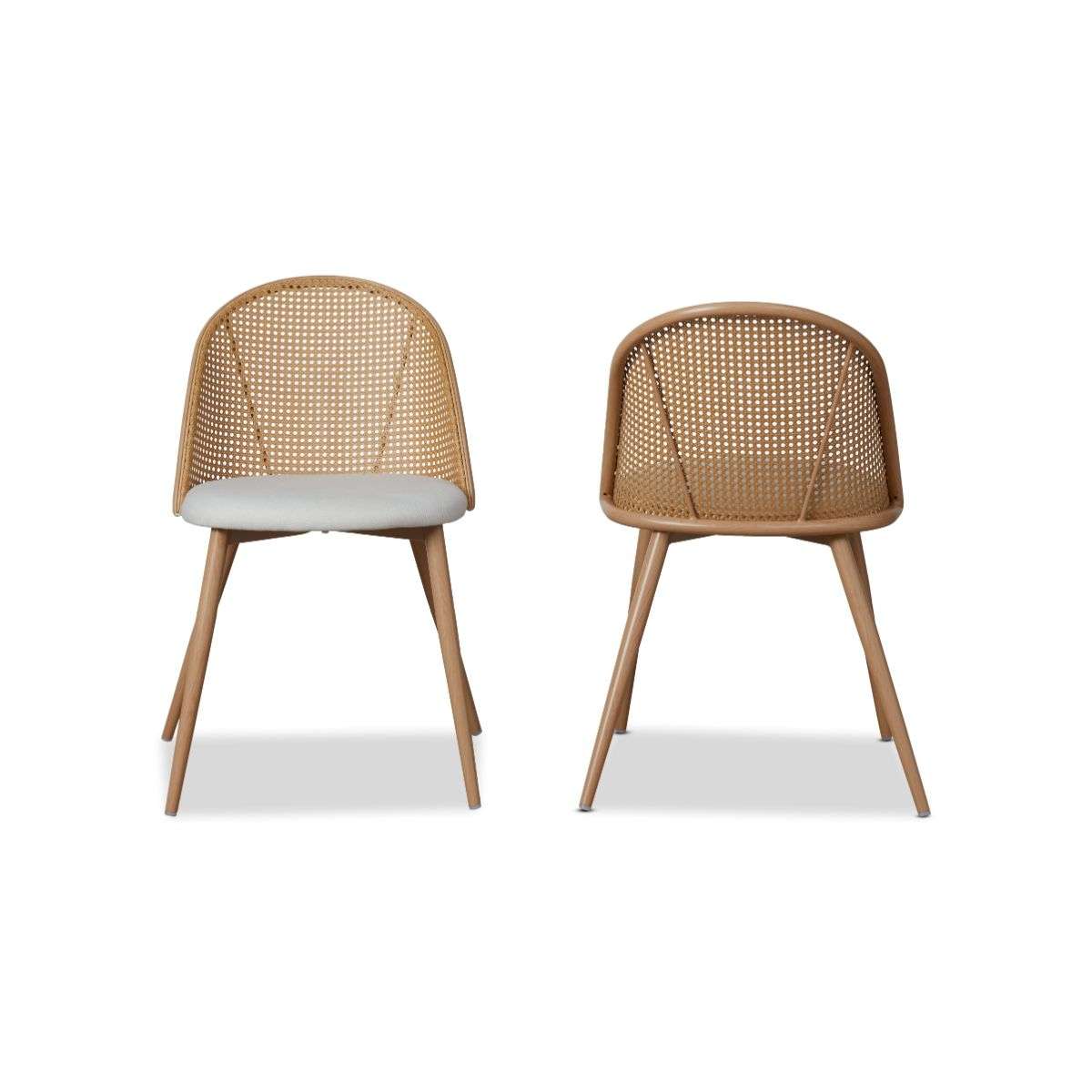 Avila Dining Chair - Set of 2 - Natural