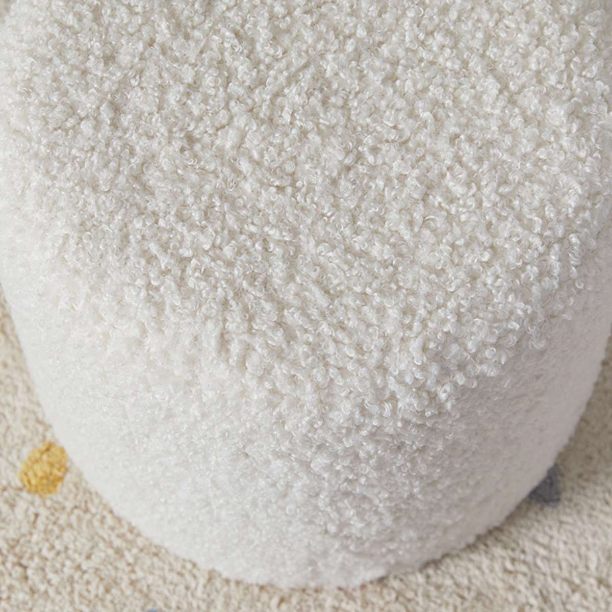 Mini Moo Sherpa Stool - Set of 2