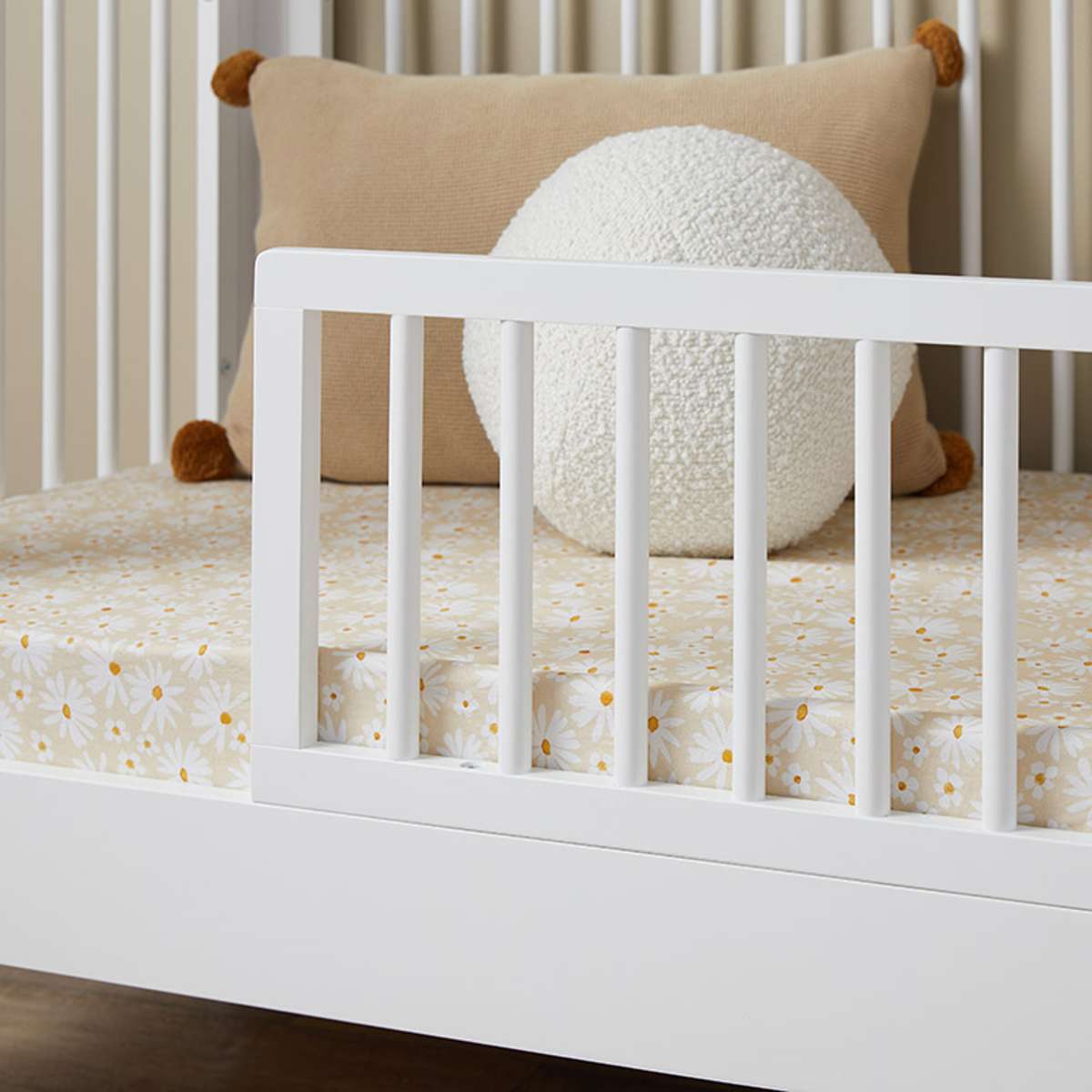 Maisie Cot Toddler Bed Half Frame - White