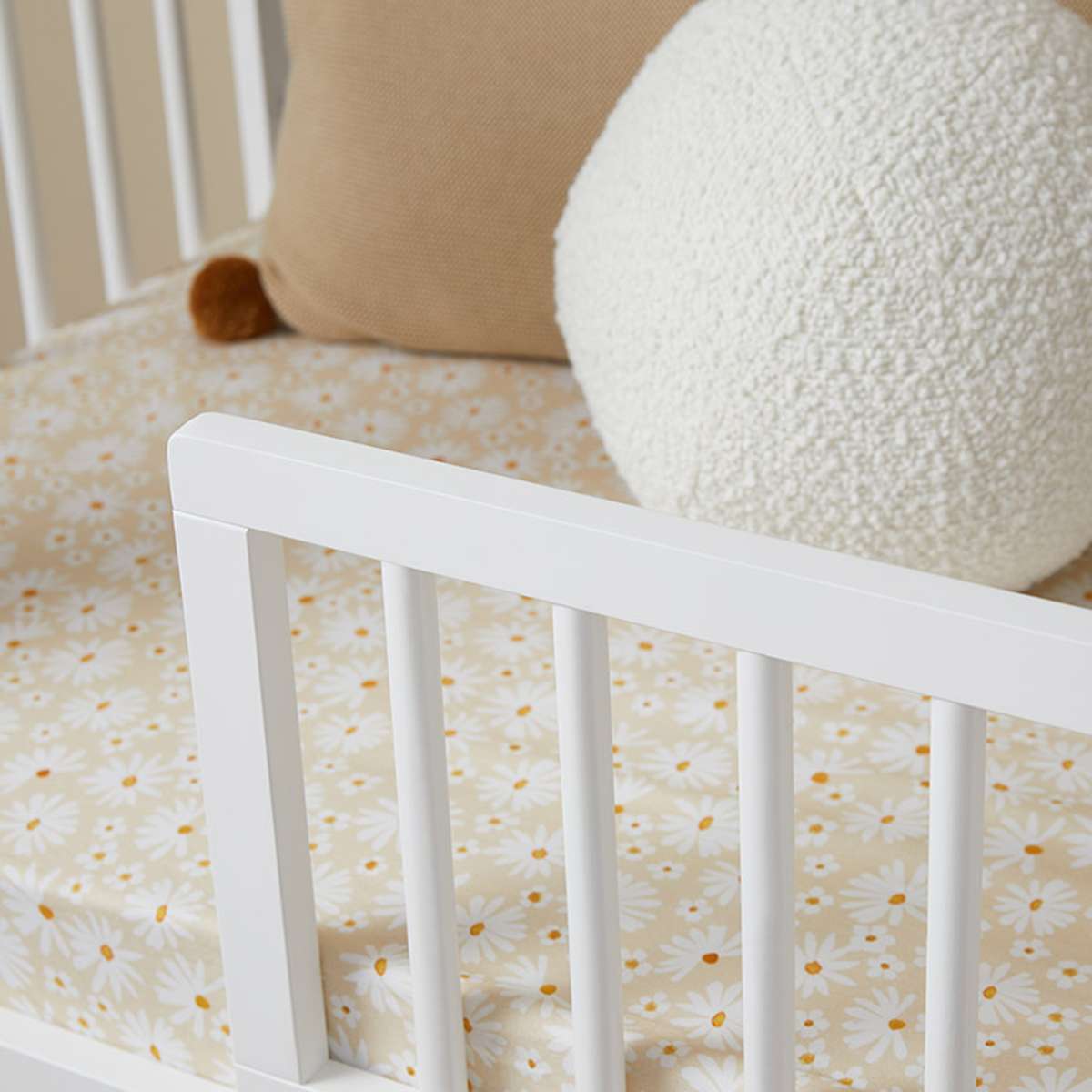 Maisie Cot Toddler Bed Half Frame - White