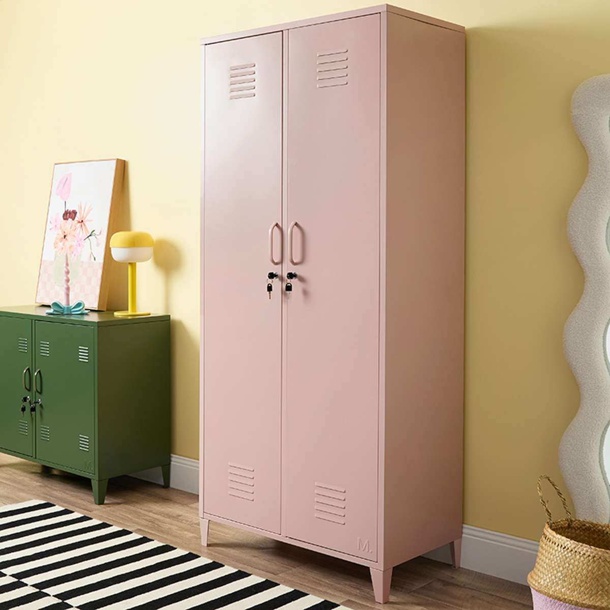 Mocka Original Locker Wardrobe - Pink