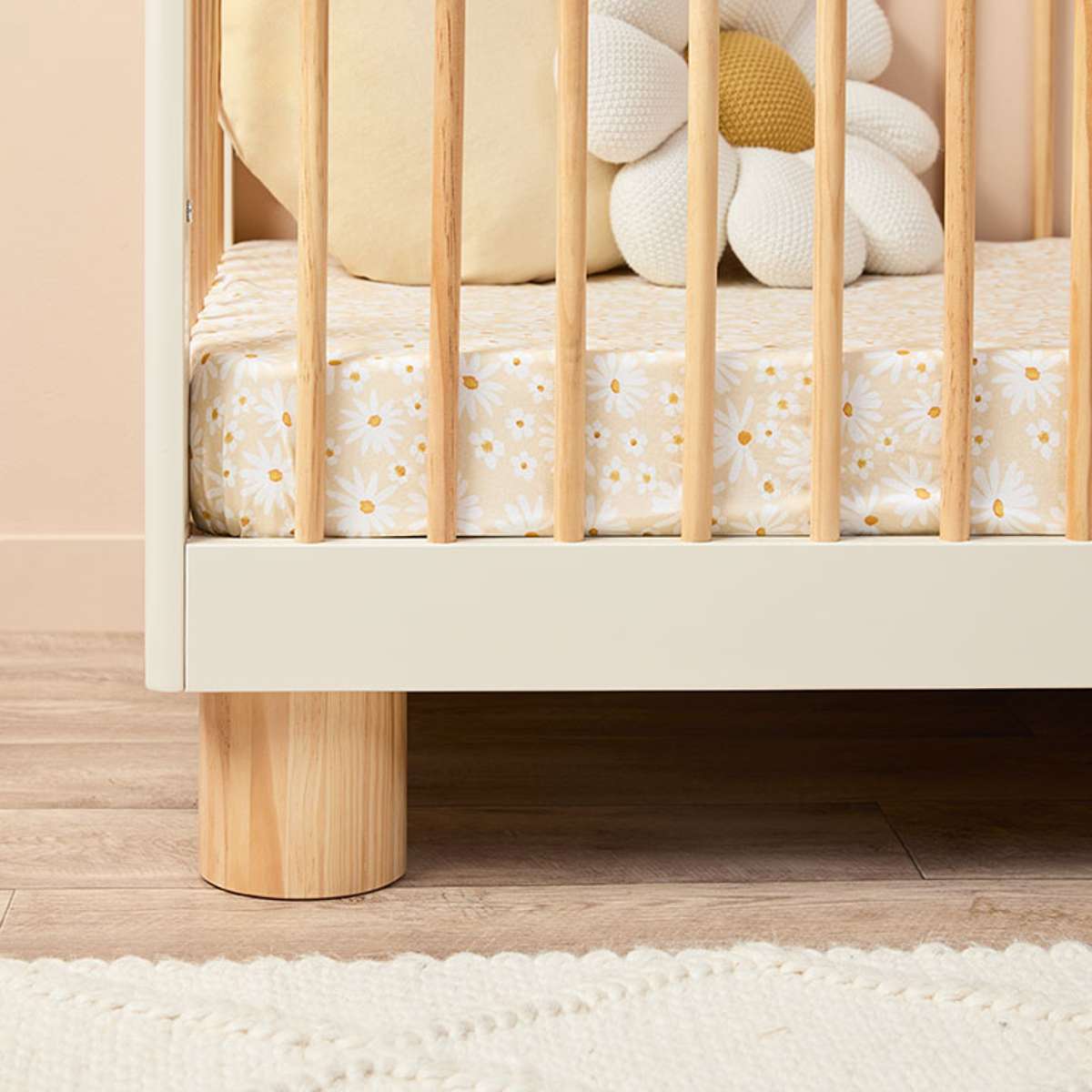 Addison Cot - Putty/Natural