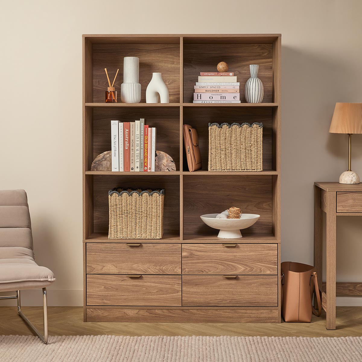 Maverick Bookcase - Pecan