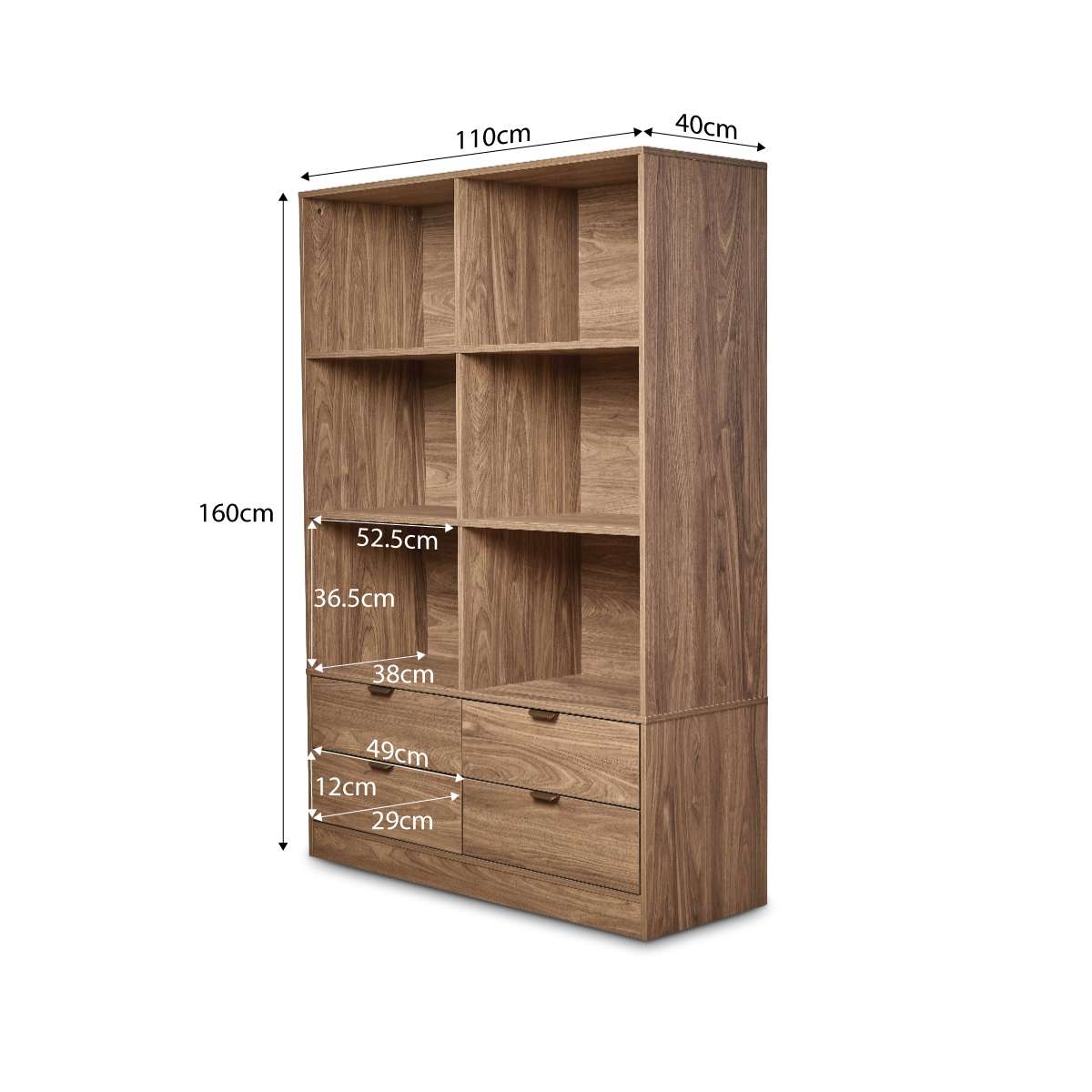 Maverick Bookcase - Pecan