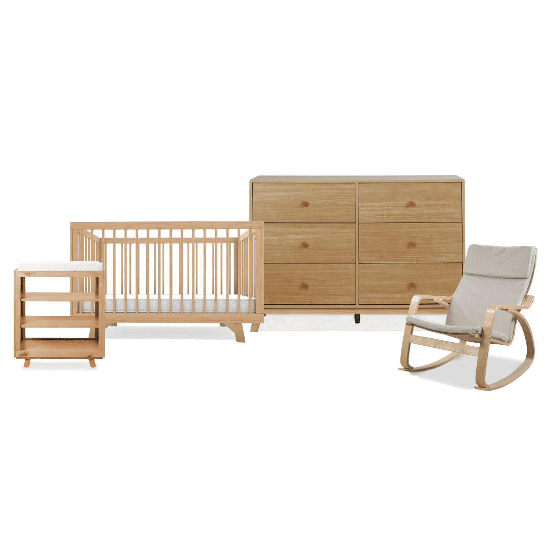 Aspen Natural Six Piece Nursery Set