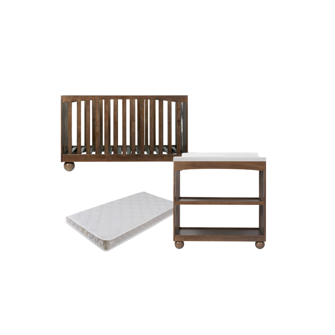 Blake Almond Four Piece Nursery Furniture Set