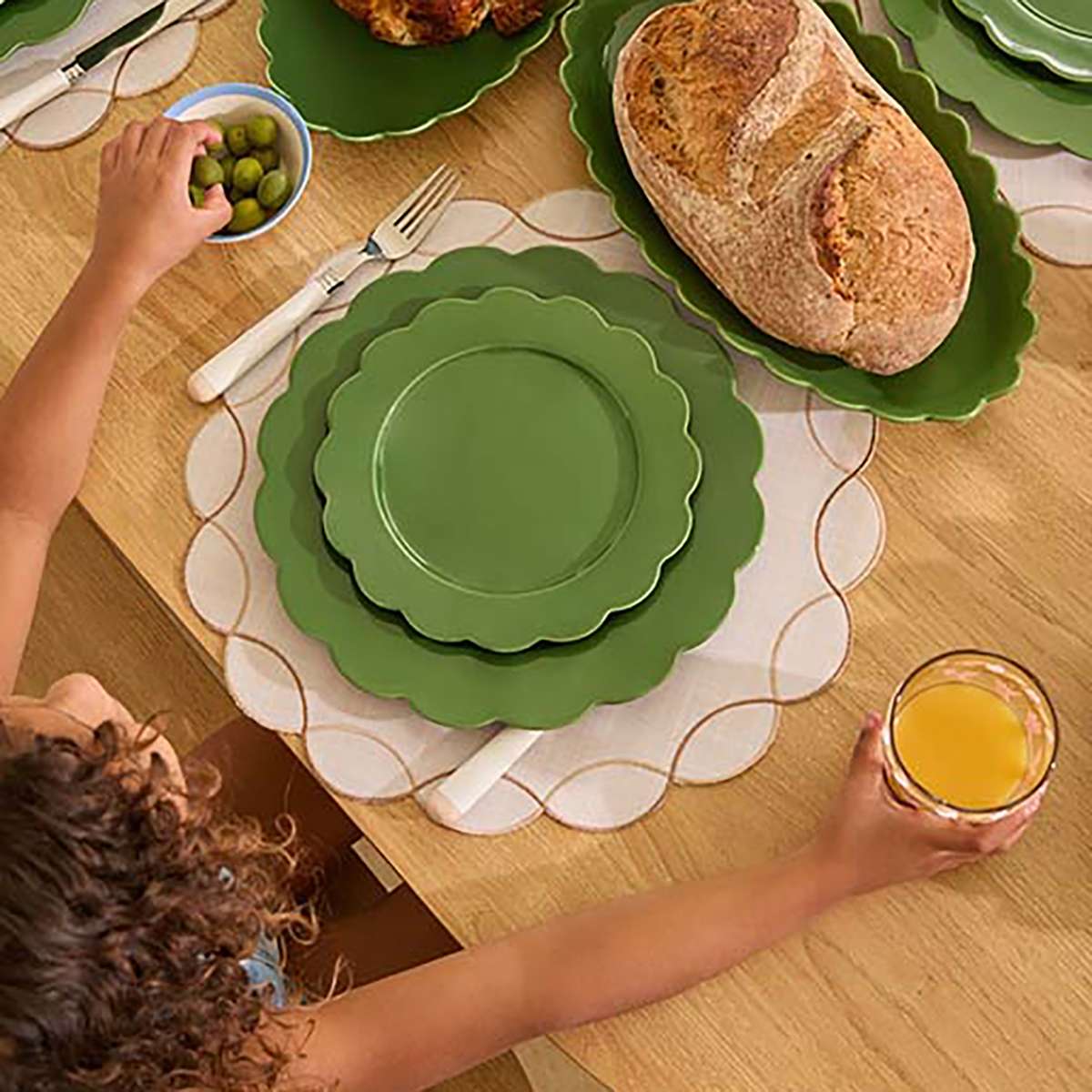 Amara Six Seater Dining Table - Natural