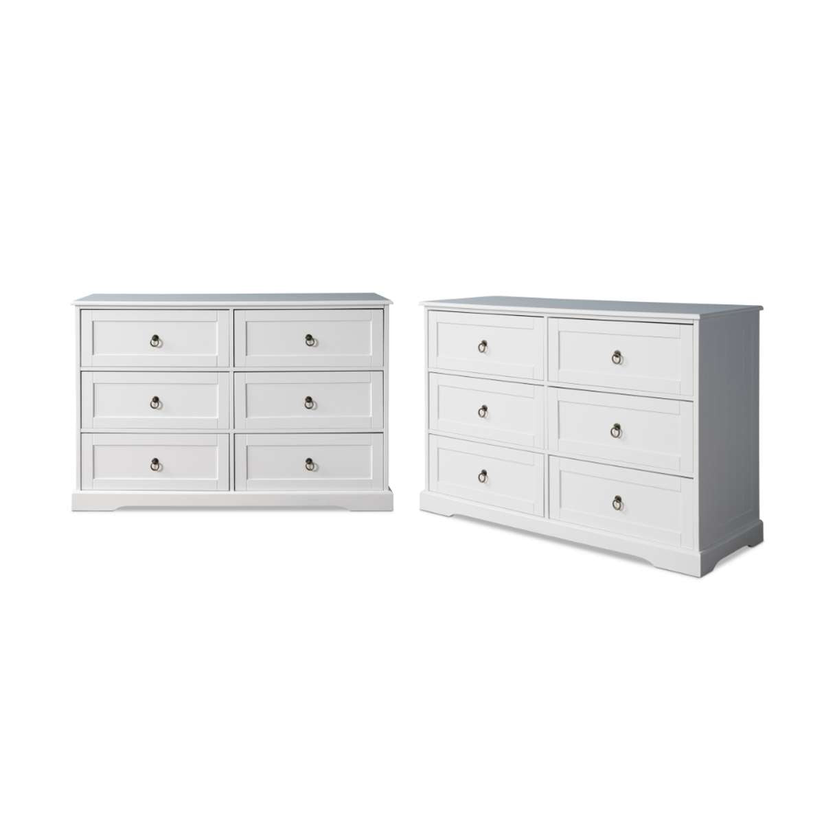 Hamptons Six Drawer - Wide Bundle