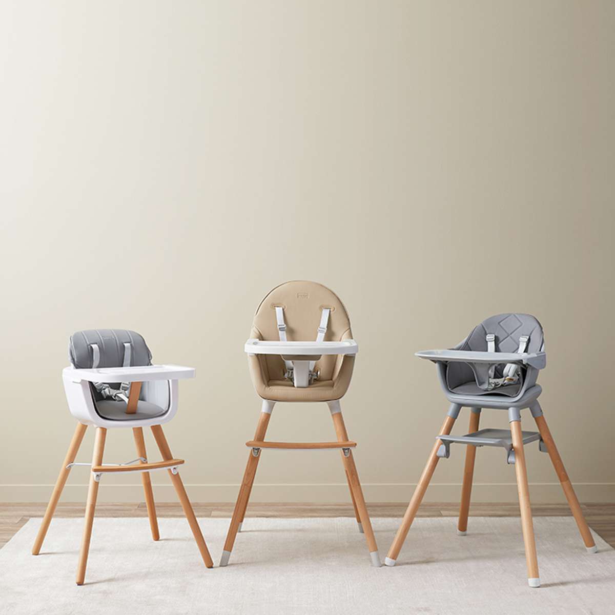 Aiden Highchair - Latte - Mocka Australia