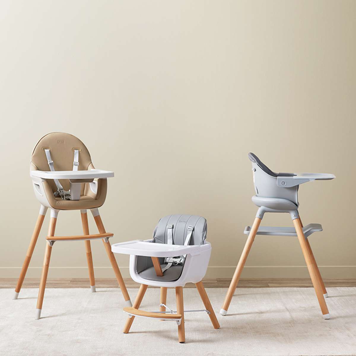 Aiden Highchair - Latte - Mocka Australia