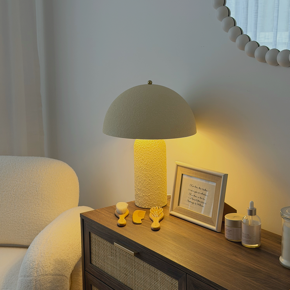 Dome Pebble Table Lamp
