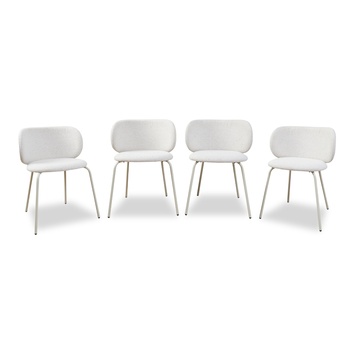 Willa Dining Chair- Cream Set of Four Bundle