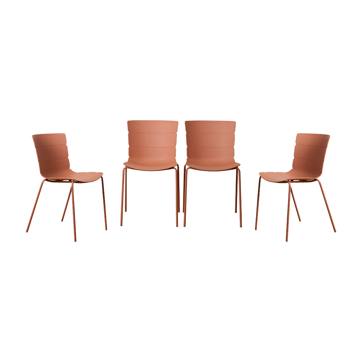 Ravello Outdoor Dining Chair - Clay Set of Four Bundle