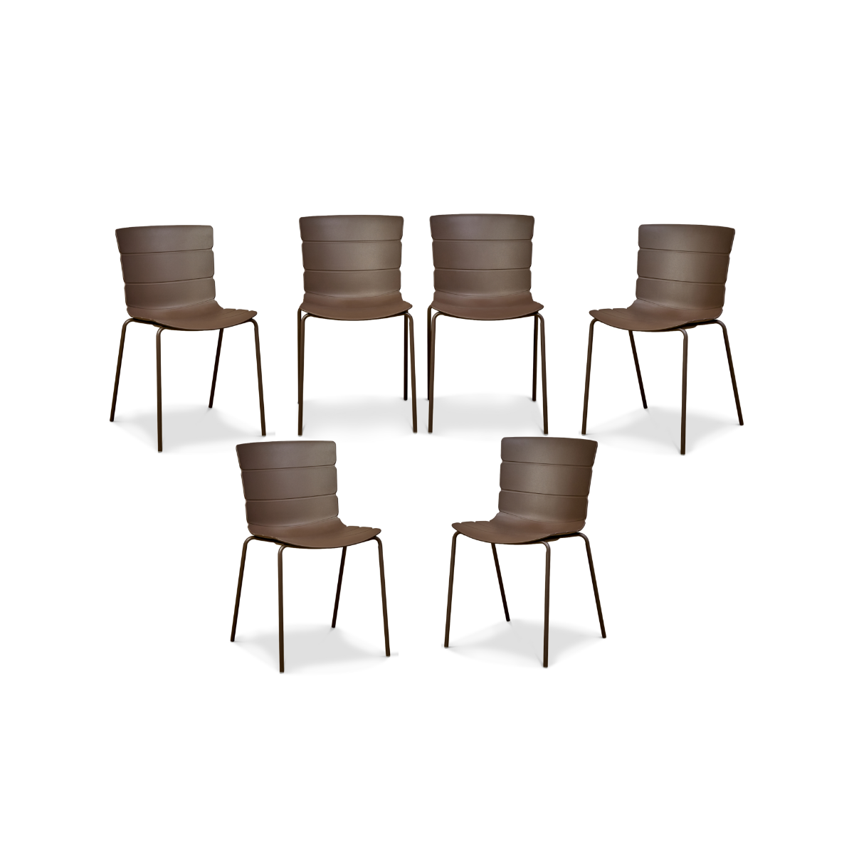 Ravello Outdoor/Indoor Dining Chair Chocolate - Set of Six Bundle