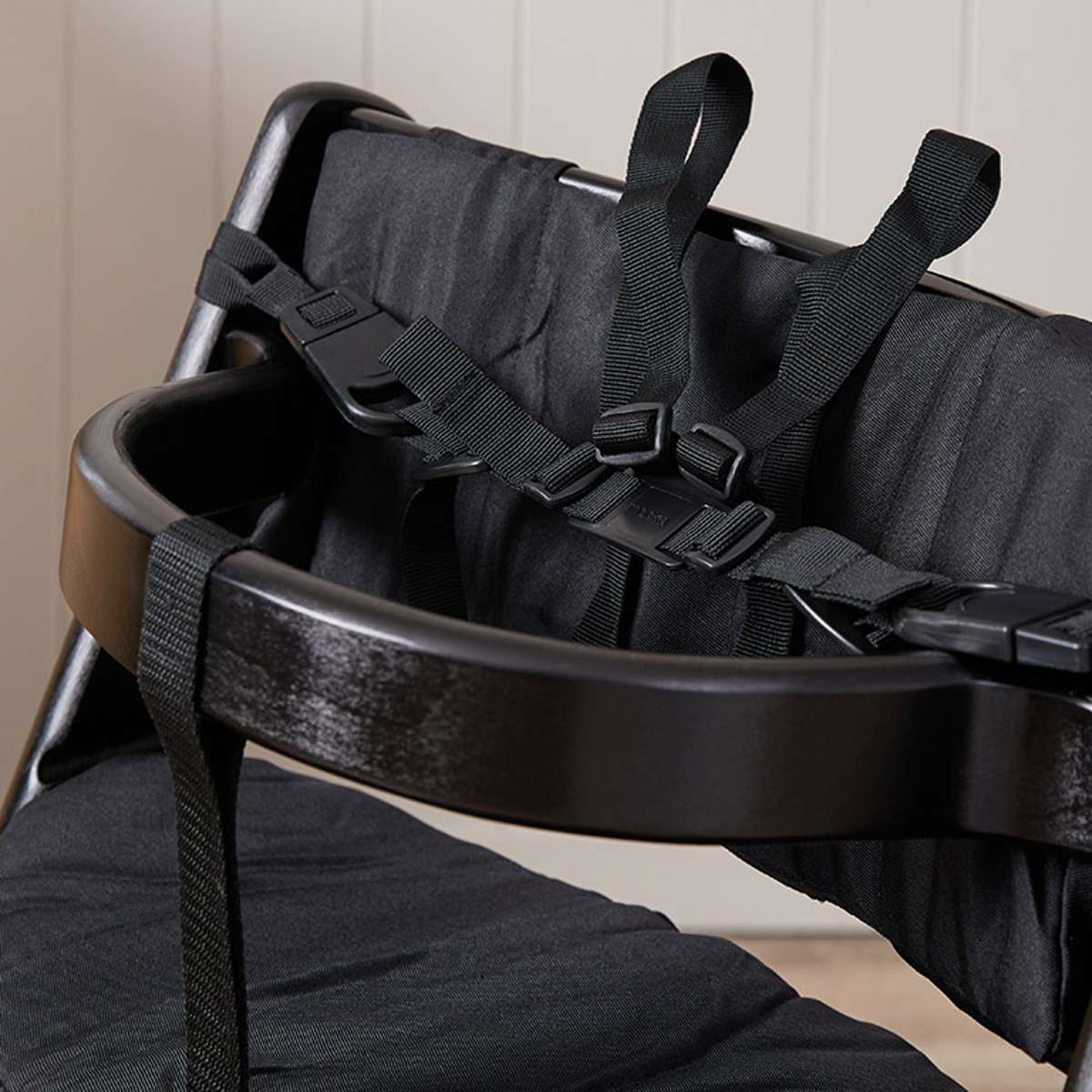 Soho Wooden Highchair - Black - Mocka Australia