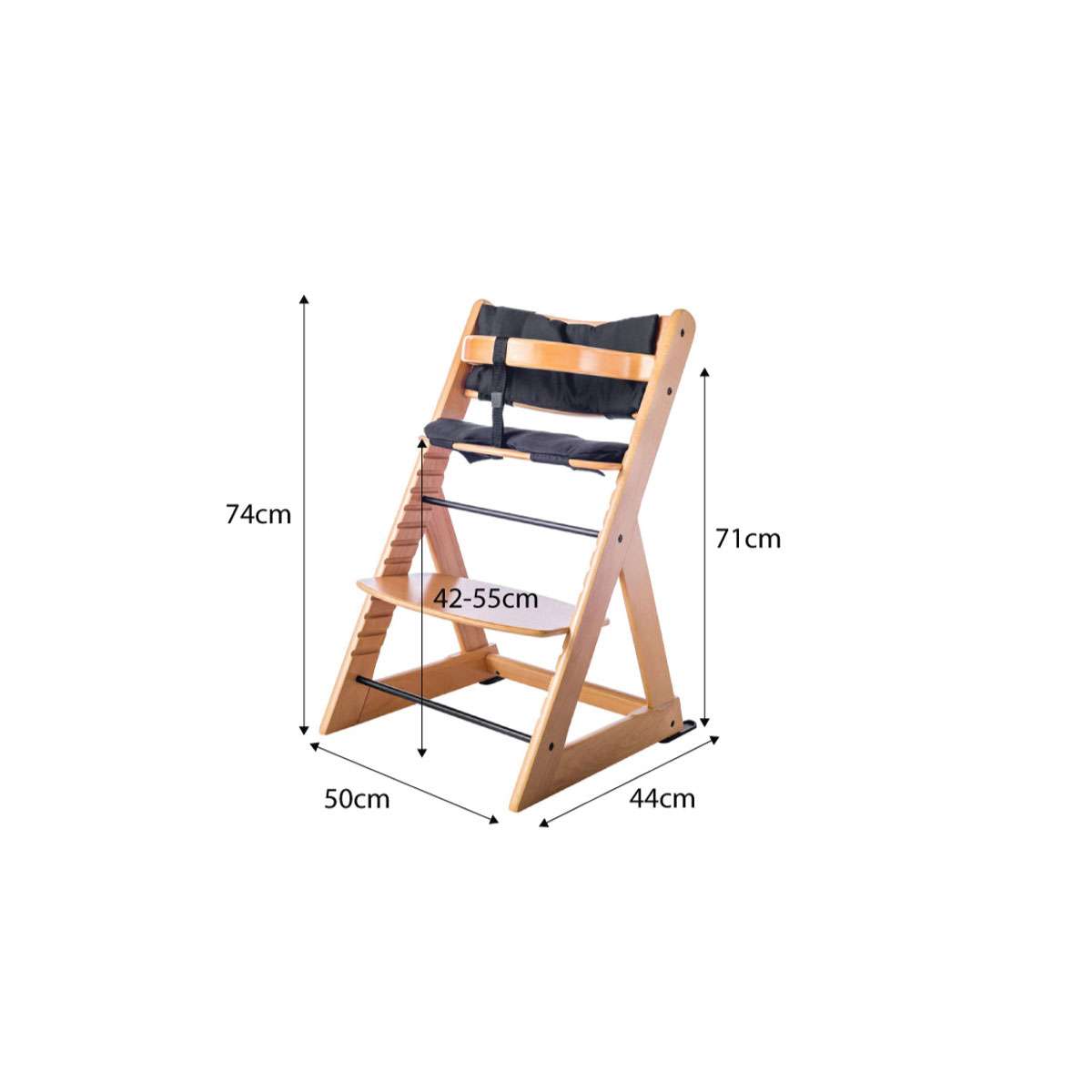 Soho Wooden Highchair - Natural