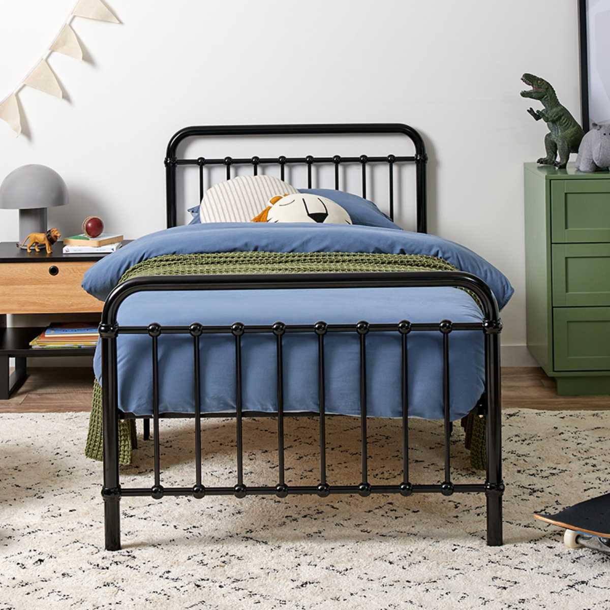 Sonata Bed - Single - Black - Mocka Australia