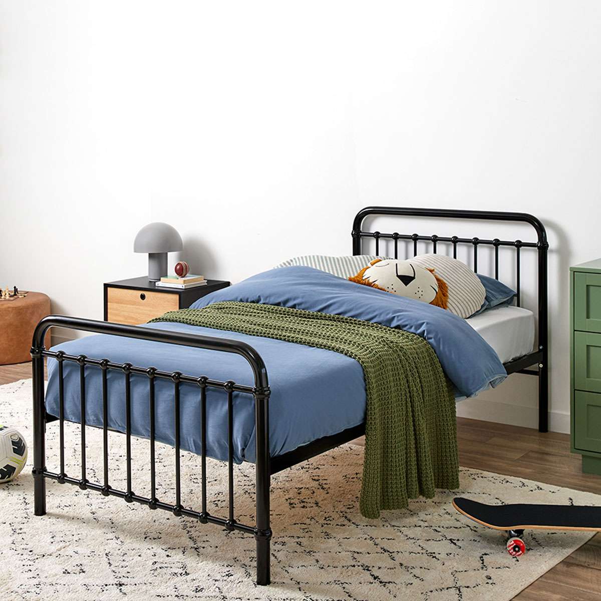 Sonata Bed - Single - Black - Mocka Australia