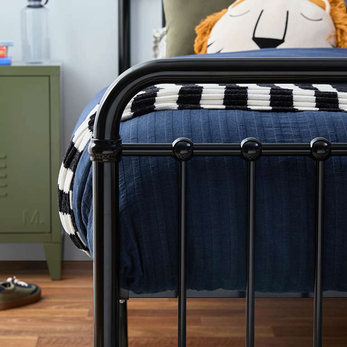 Sonata Bed - King Single - Black