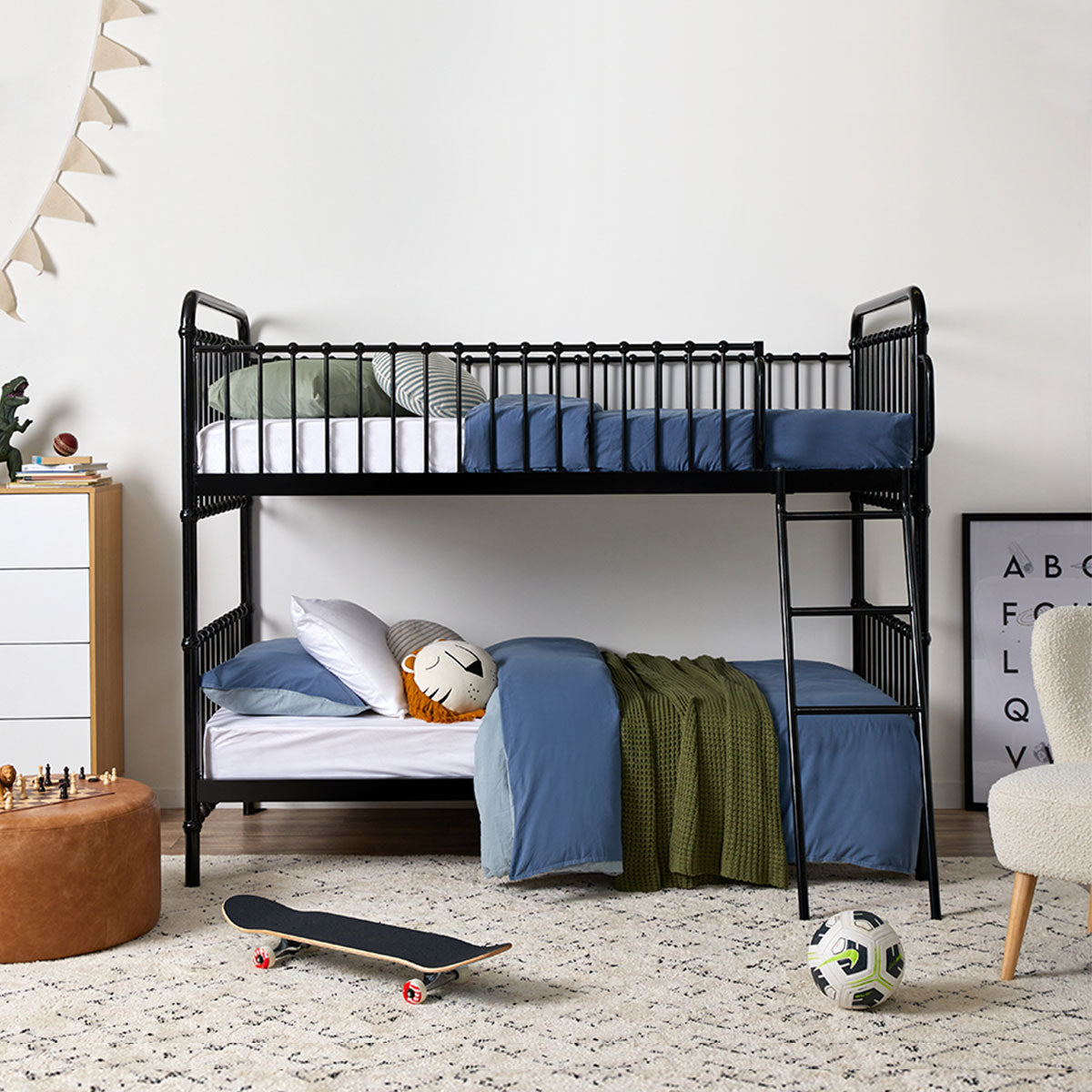 Sonata Bunk Bed - Black