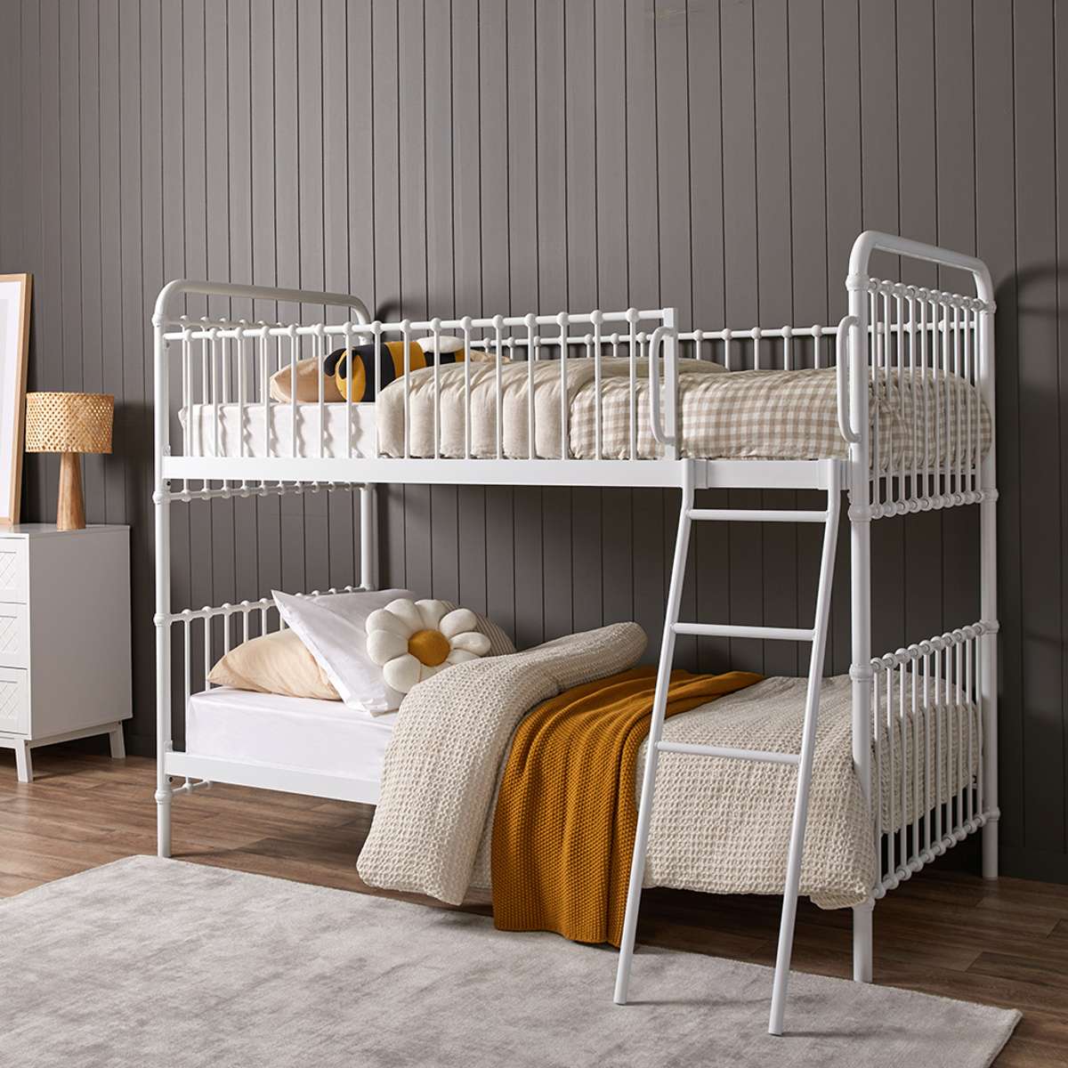 Sonata Bunk Bed - White