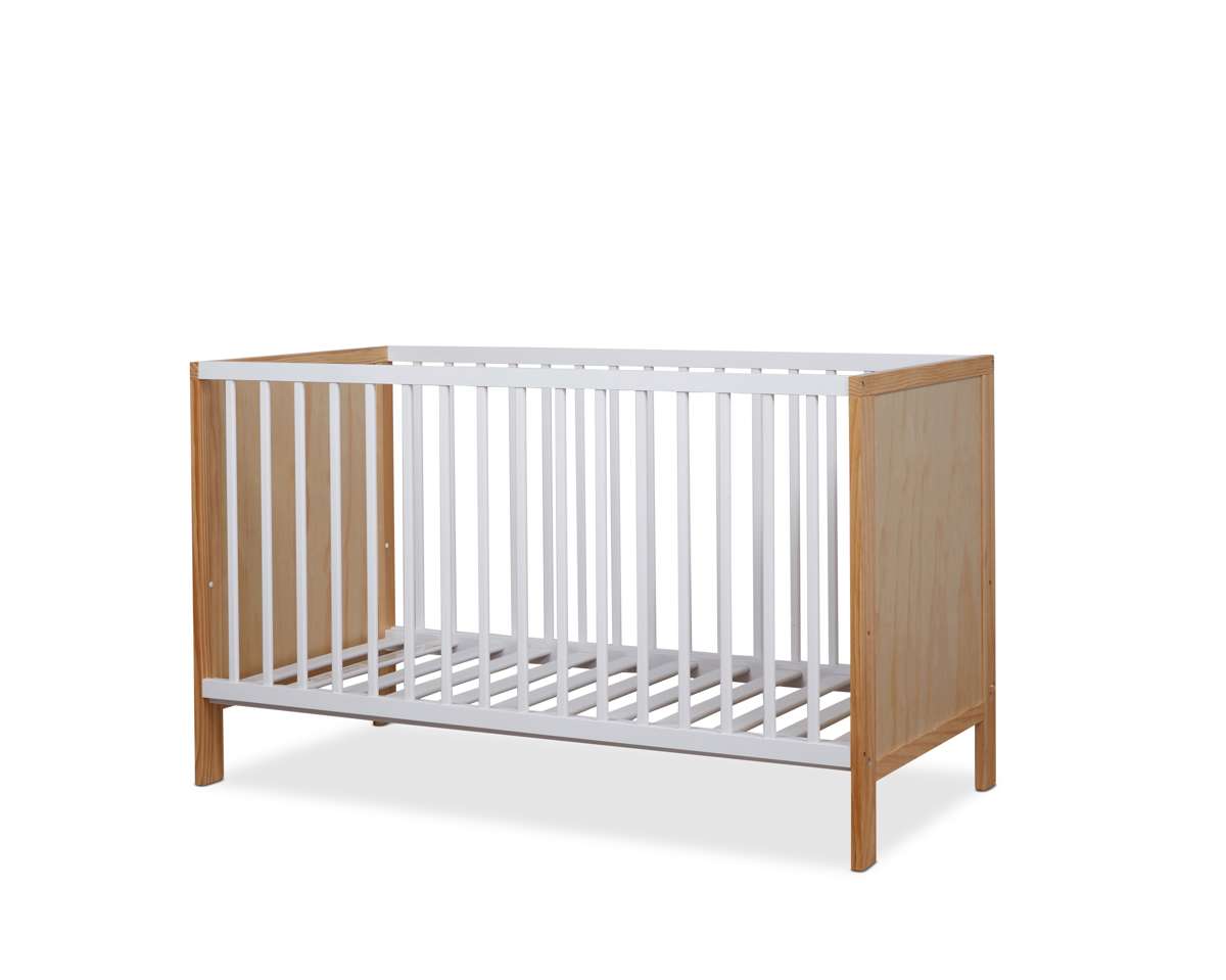 Aspiring Classic Cot - White/Natural