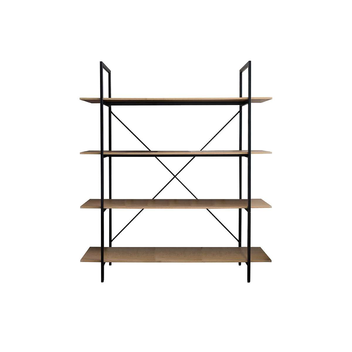 Porto Bookcase - Black - Mocka Australia