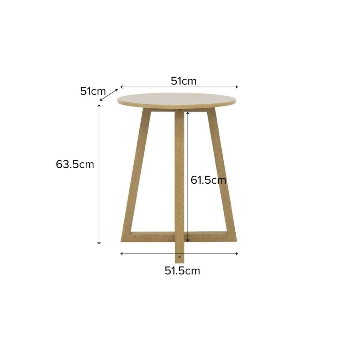 Avalon Side Table - Natural