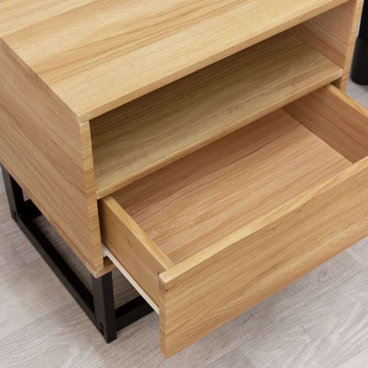 Urban Bedside Table - Black - Mocka Australia