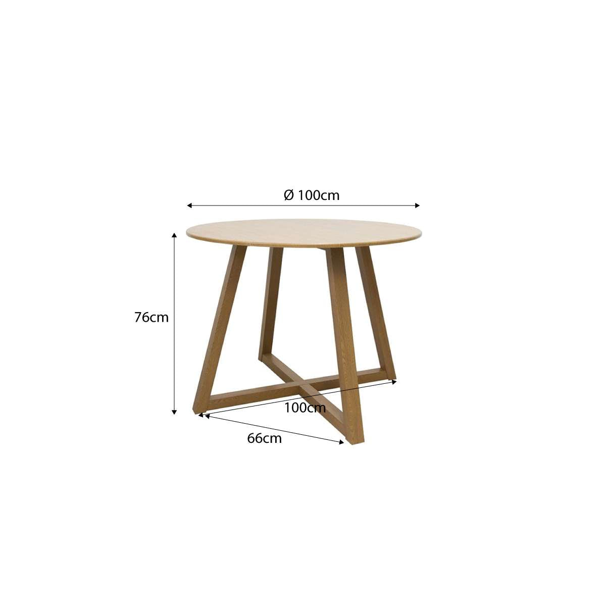 Avalon Natural Four Seater Dining Set - Mocka Australia