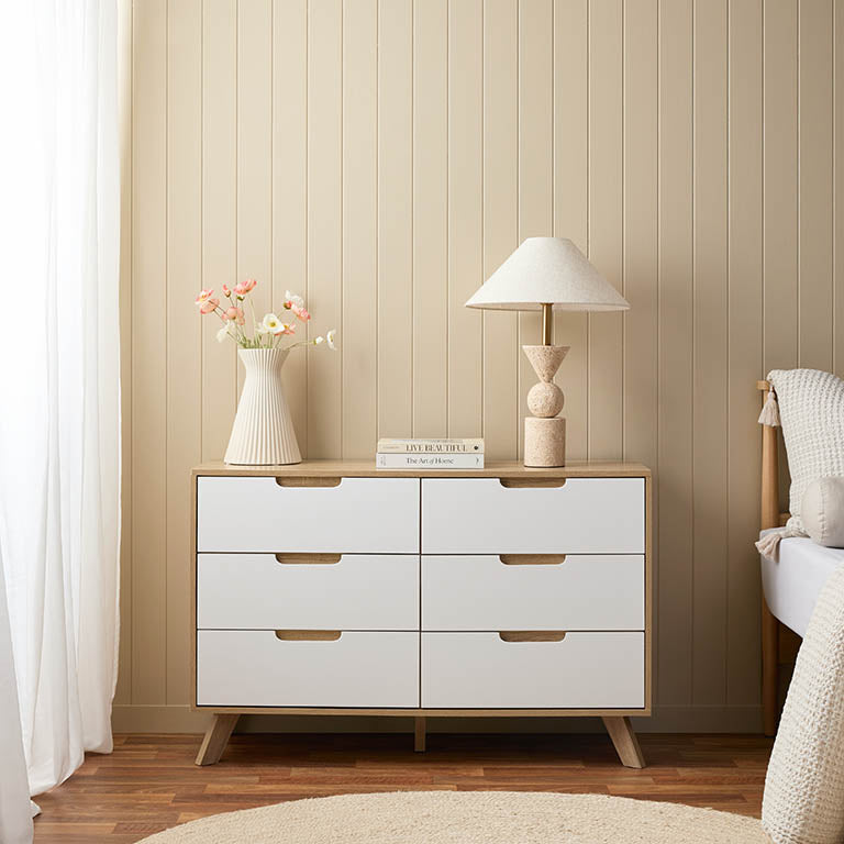 Chelsea Six Drawer - Wide