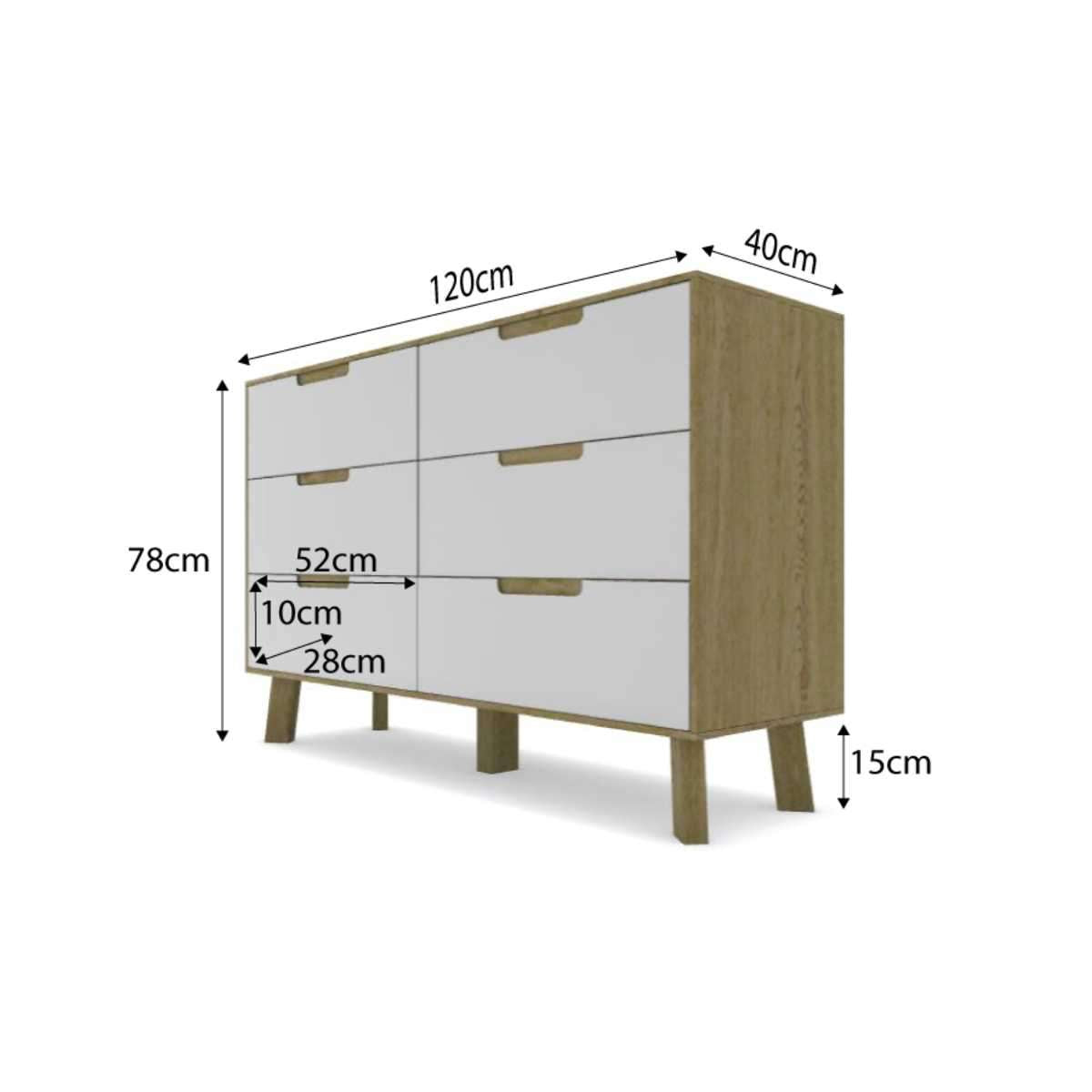 Chelsea Six Drawer - Wide Bundle
