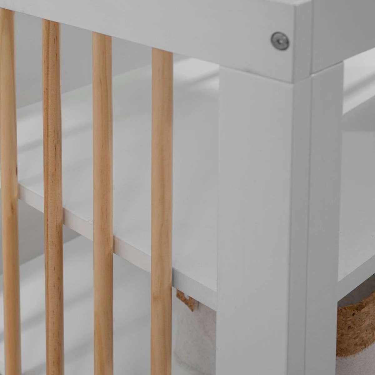 Aspen Change Table - White/Natural