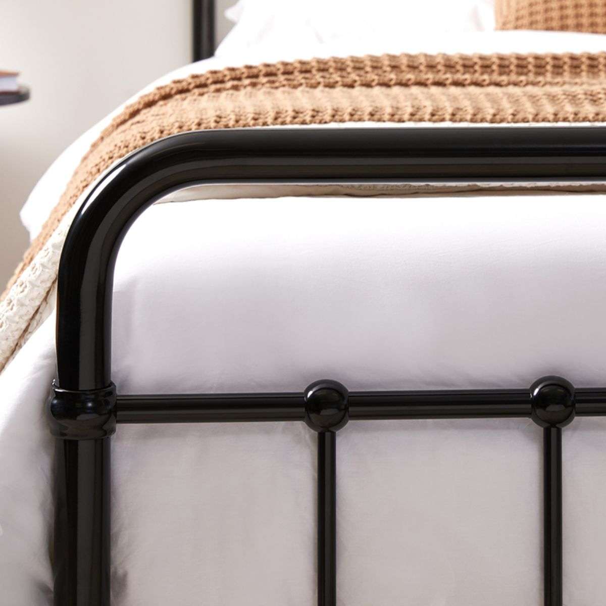 Sonata Queen Bed - Black - Mocka Australia