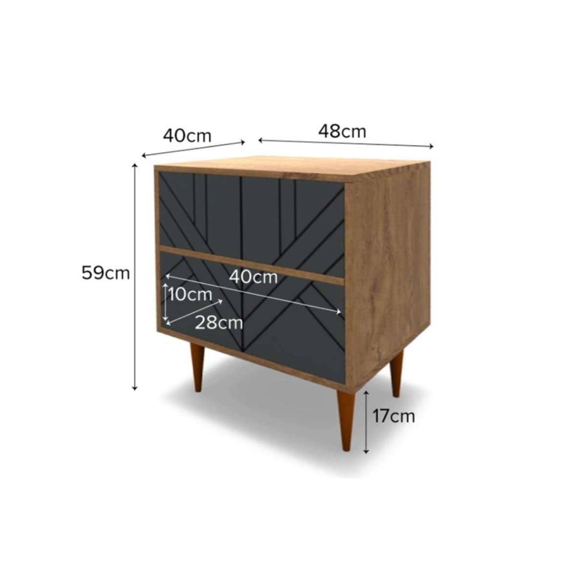 Zara Bedside Table Bundle - Mocka Australia