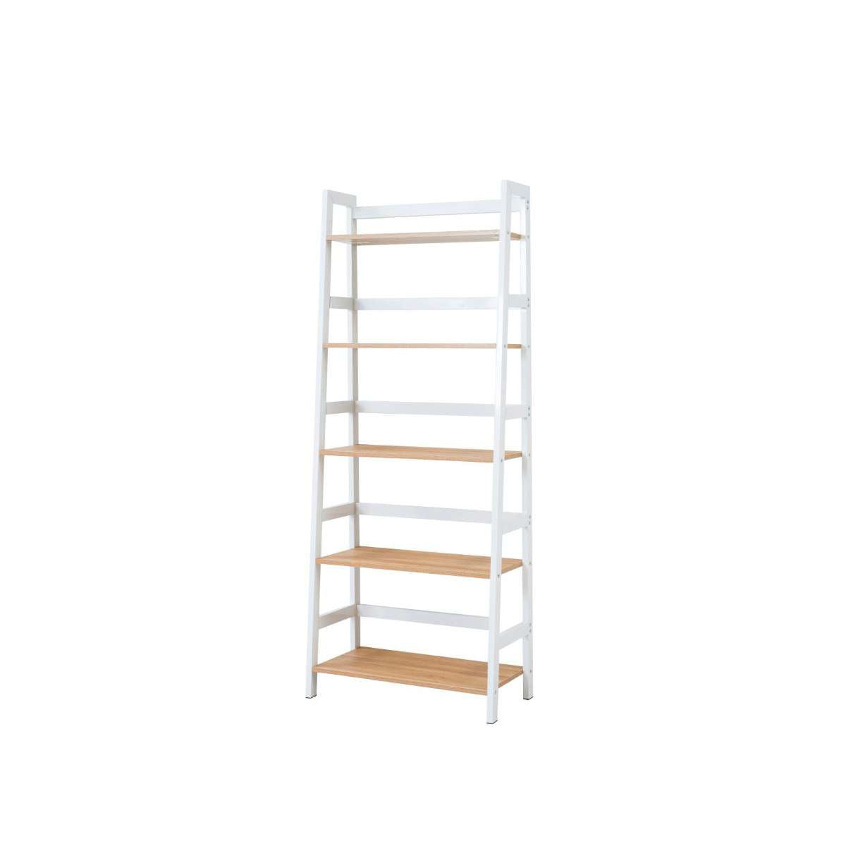 Porto Five Shelves - White