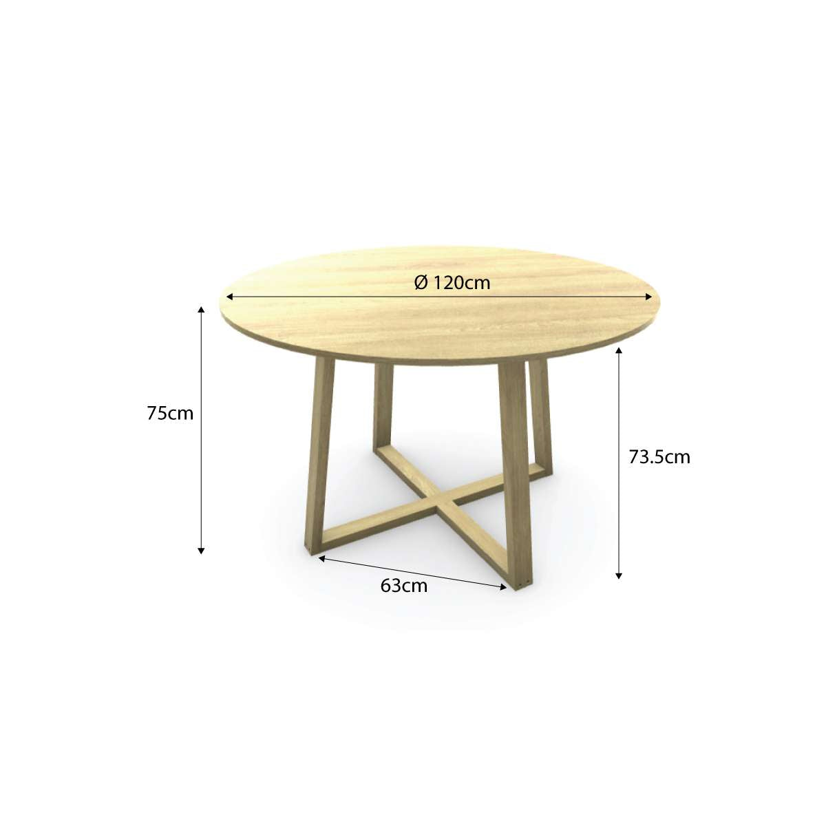 Kalley Four Seater Dining Set