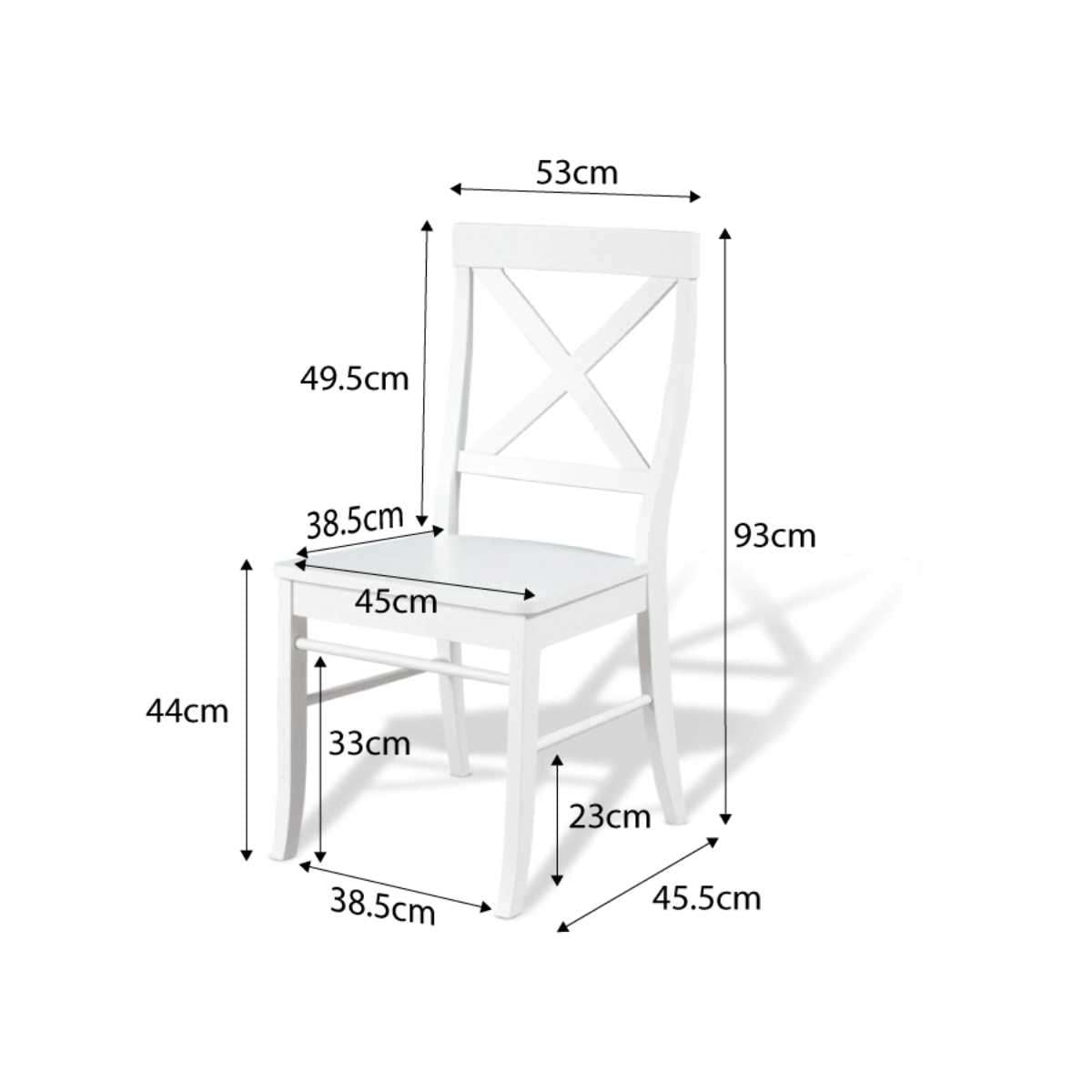 Hamptons Dining Chair - White