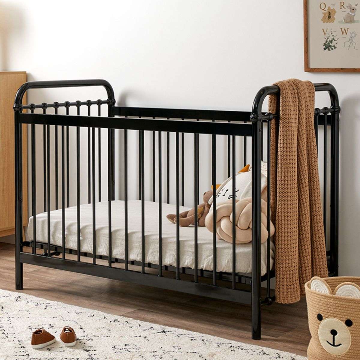 Sonata Cot - Black