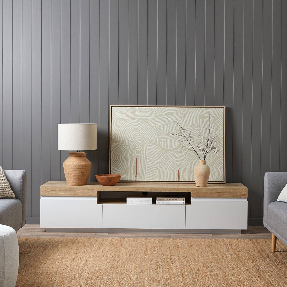 Sadie Entertainment Unit - Large - Mocka Australia