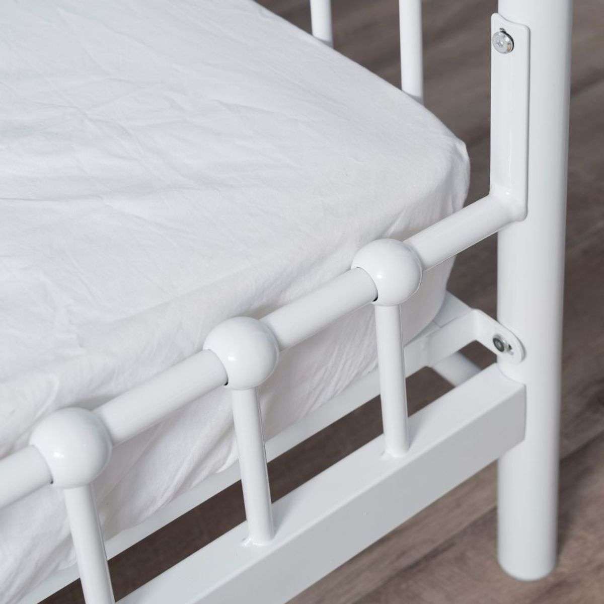 Sonata Cot Toddler Bed Conversion - White - Mocka Australia