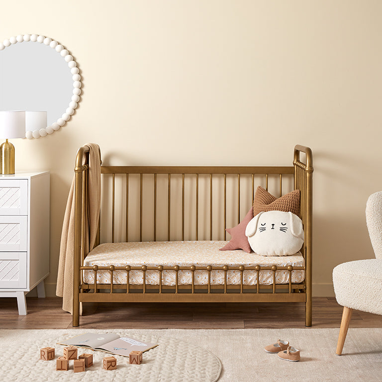 Sonata Cot Toddler Bed Conversion - Bronze