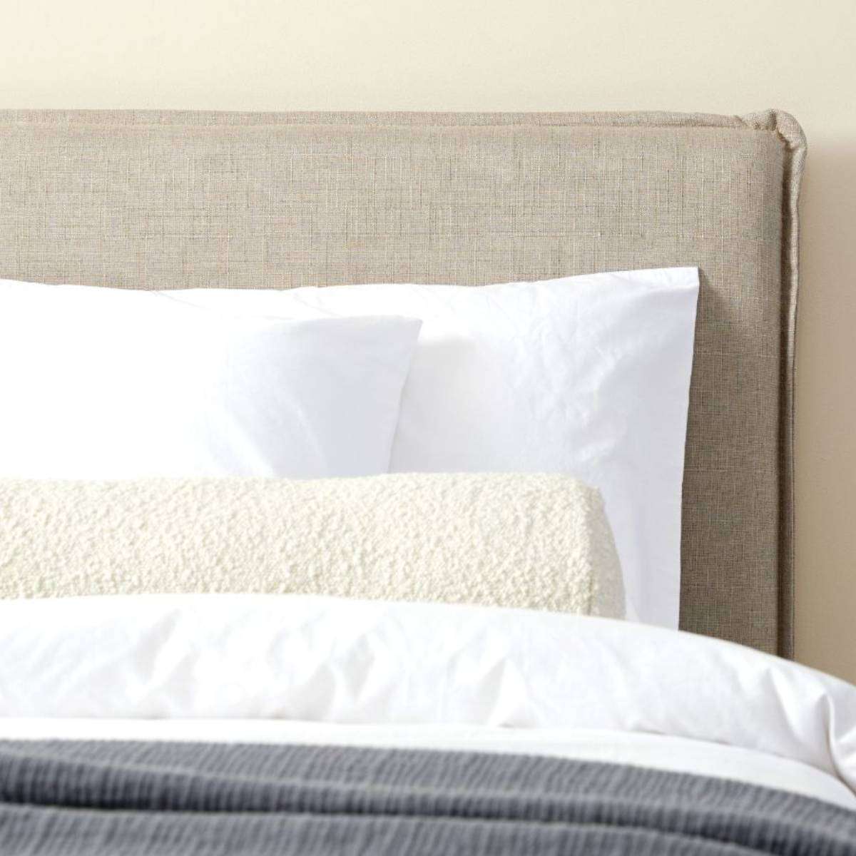 Peyton Queen Bed - Oatmeal - Mocka Australia