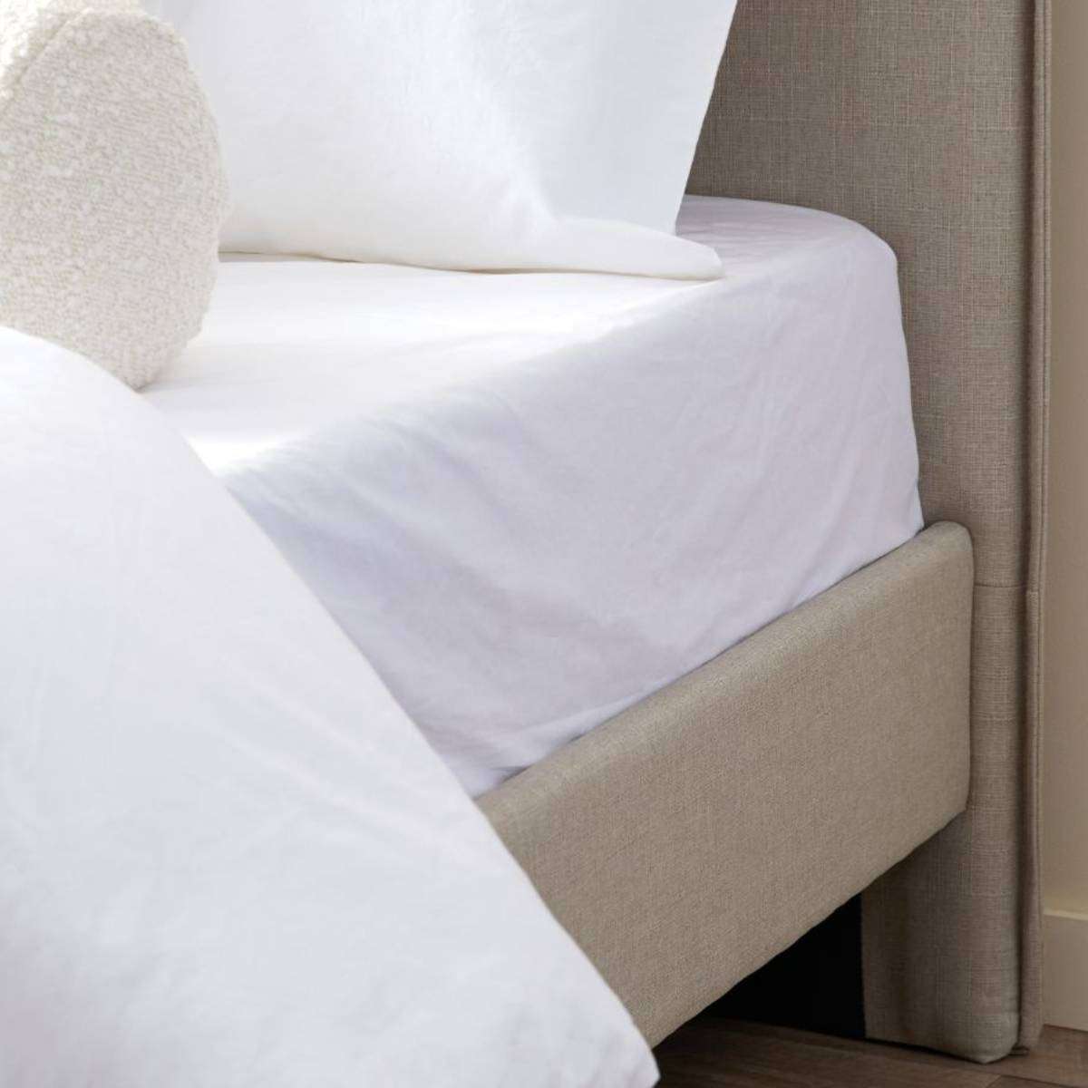 Peyton Queen Bed - Oatmeal - Mocka Australia