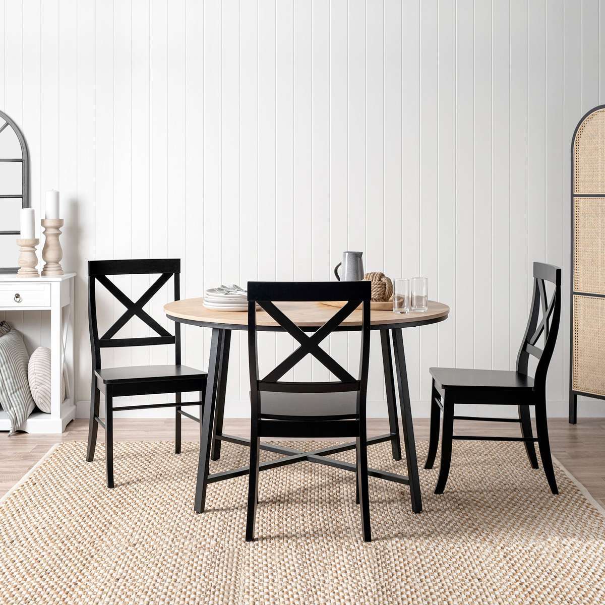 Hamptons Dining Chair - Black