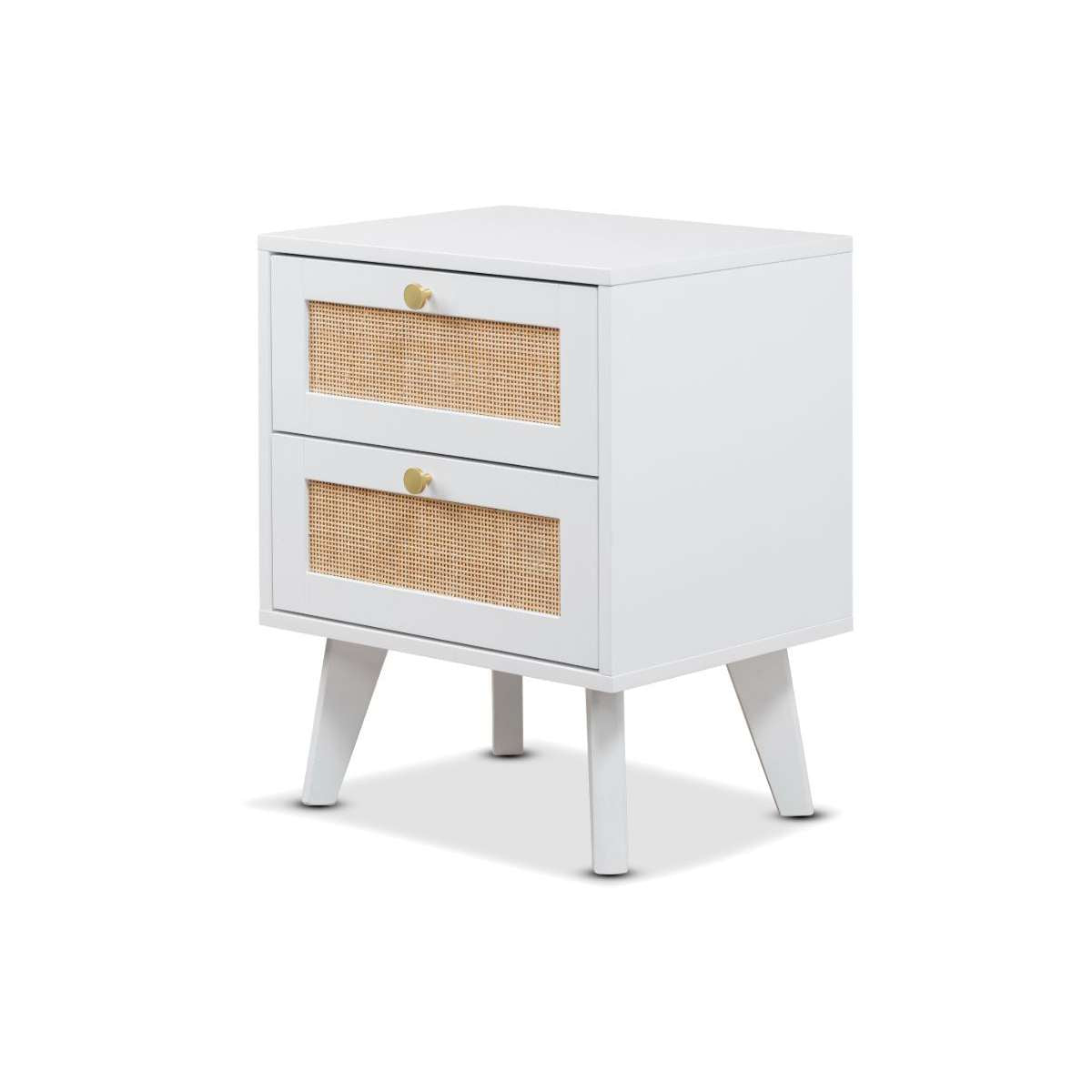 Georgia Two Drawer Bedside Table