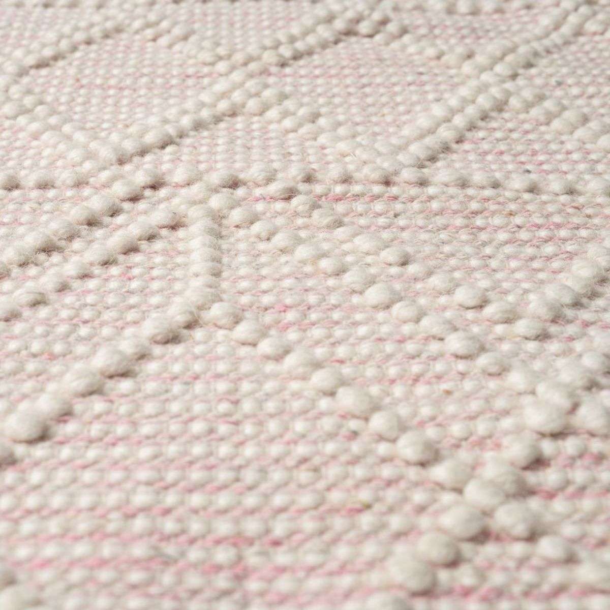 Greta Floor Rug - Natural/Pink - Medium